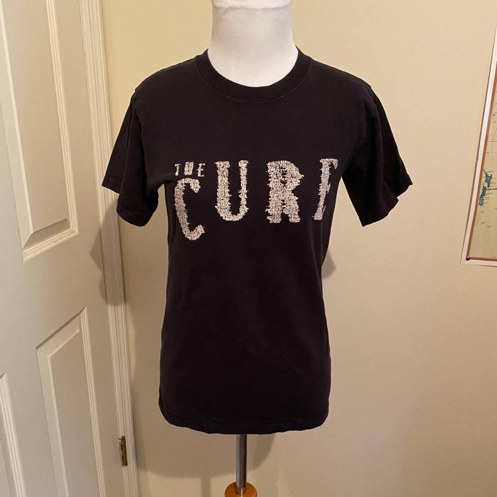 The Cure distressed title band t-shirt